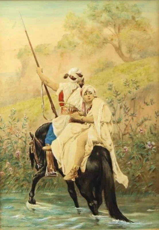 Attraversando il fiume, 1872